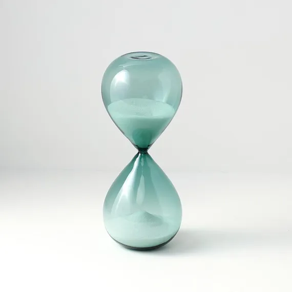 Часы песочные timeless, 30 минут, бирюзовые