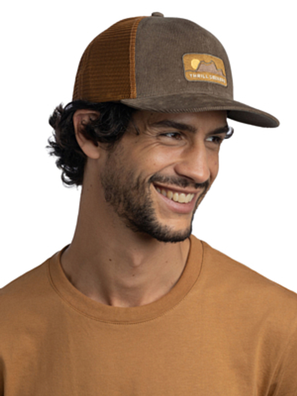 Кепка Buff Explore Trucker Cap Rhoes Brown