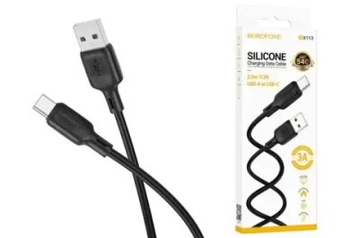 Кабель Borofone BX113 Type-C-Type-C 3м чёрный
