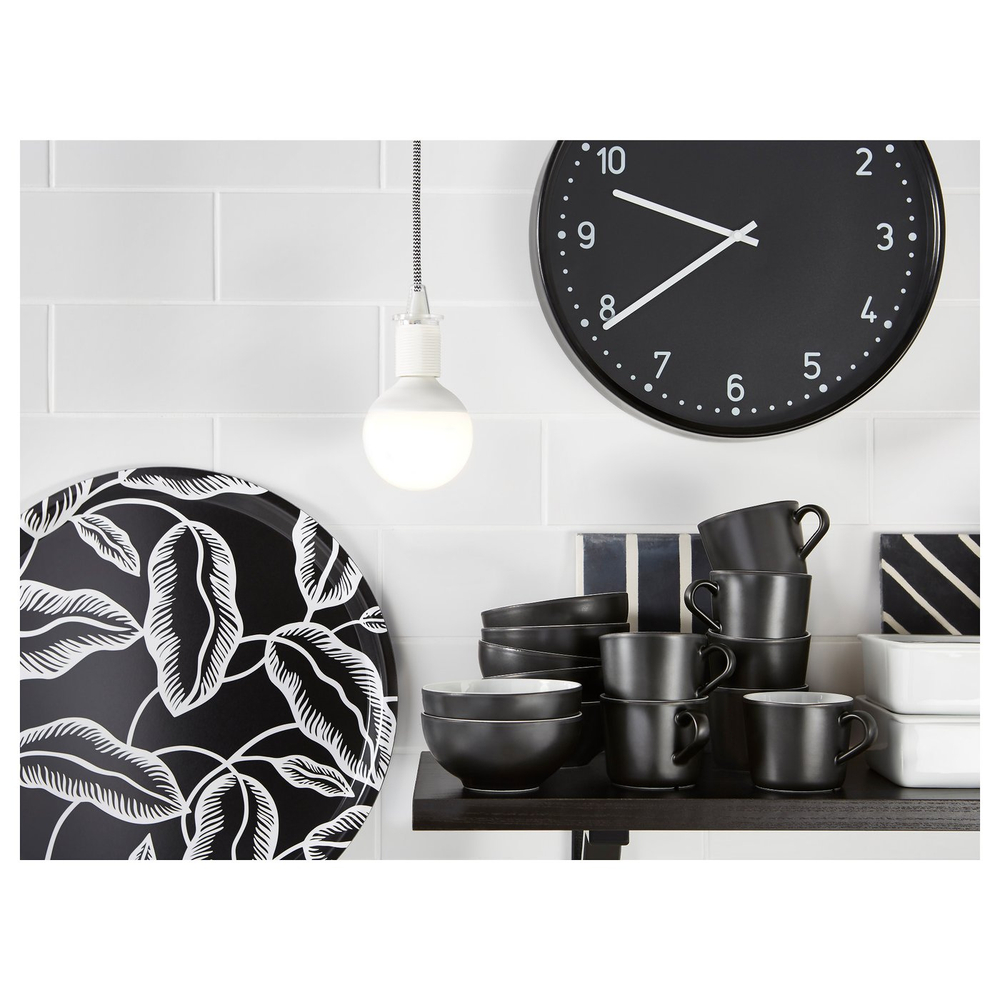 IKEA BONDIS  (ИКЕА БОНДИС)  -  Часы настенные - чёрный 38 см