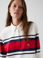 Укороченная футболка для регби Gap × Malbon оверсайз - GAP