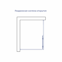 Душевой уголок RGW PA-245B (Прозрачное, 800x1000)