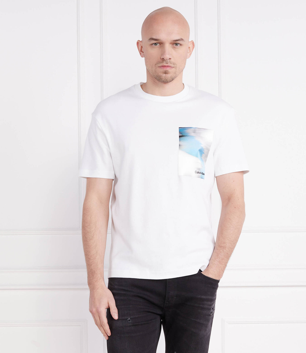 Футболка Glitch Calvin Klein - белый(K10K111132)