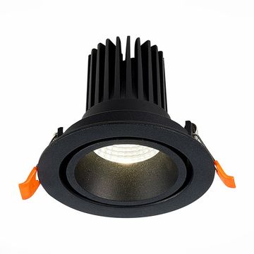 Встраиваемый светодиодный светильник LED 10W 4000K ST705.448.10 чёрный ST-Luce