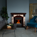 Каминокомплект Real Flame Dublin Rock AO с очагом 3D Oregan