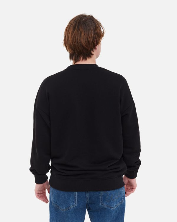 Толстовка Crewneck BigText черная - фото 4