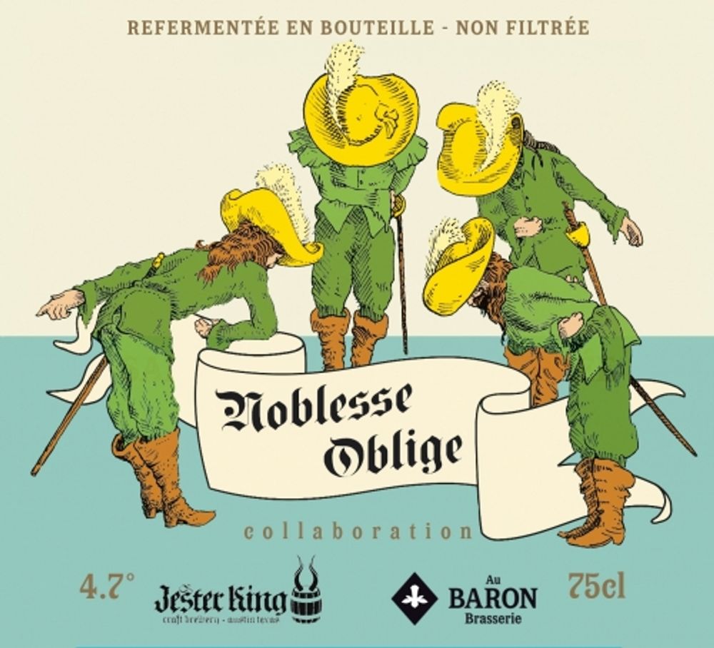 Пиво Ау Барон Ноблесс Оближ / Au Baron Noblesse Oblige 20л - кег