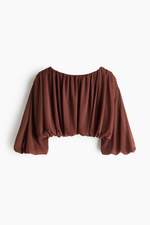 Короткий топ с низом баллон - H&M