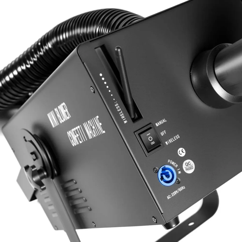 Электрическая конфетти-машина MOKA SFX MK-CN01 1800 Вт (6 м, 250 м², DMX/пульт)