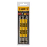 Бита PH2х127, сталь S2, цилиндр., 5шт. Е 6,3 Denzel — фото 2