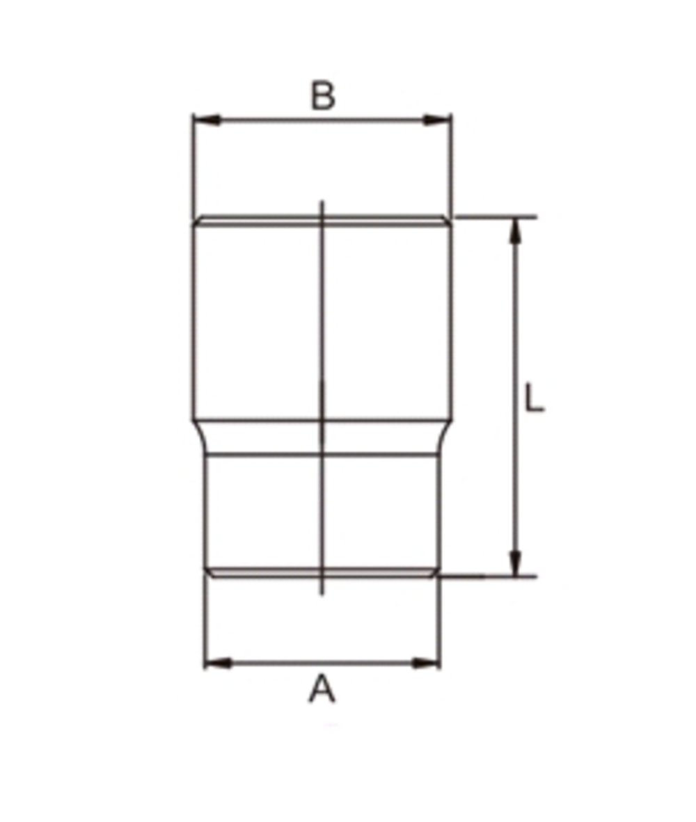 Головка торцевая 1/2" 29мм L=42мм JTC