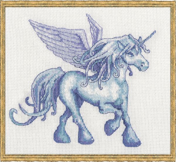 Набор для вышивания нитками Nimue, Malycorne (Единорог), 18х16 см