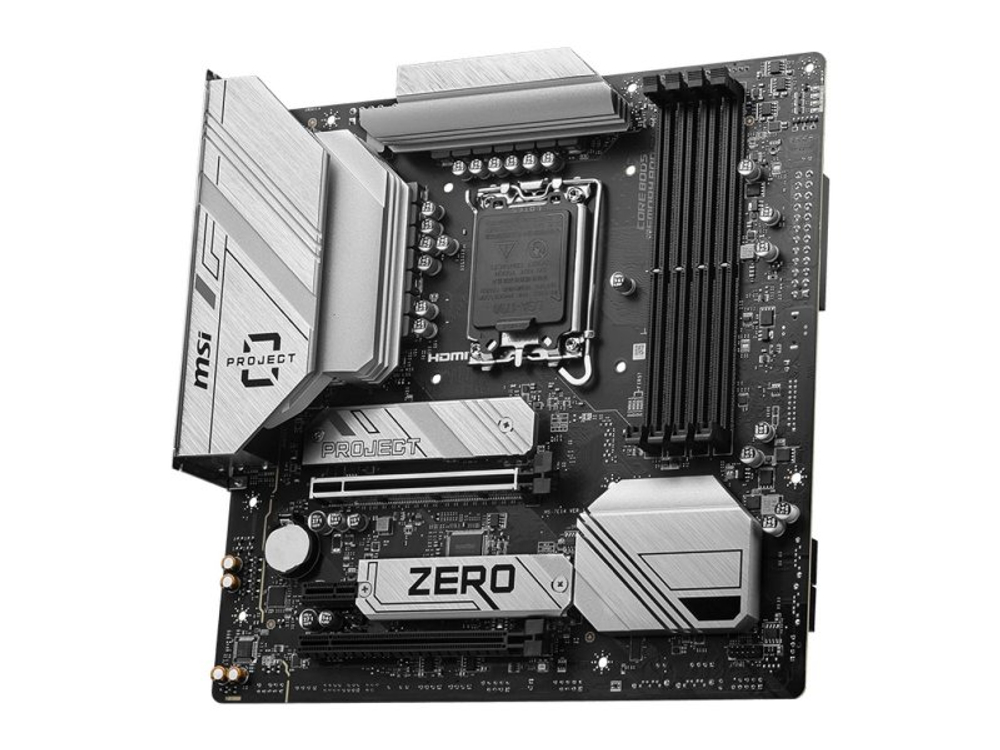 Материнская плата MSI B760M Project Zero, Socket LGA 1700, Intel B760, mATX, RTL