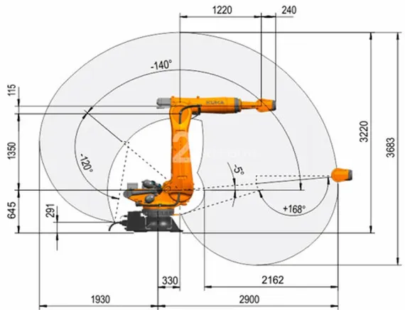Промышленный робот KUKA KR QUANTEC, KR 240 R2900-2