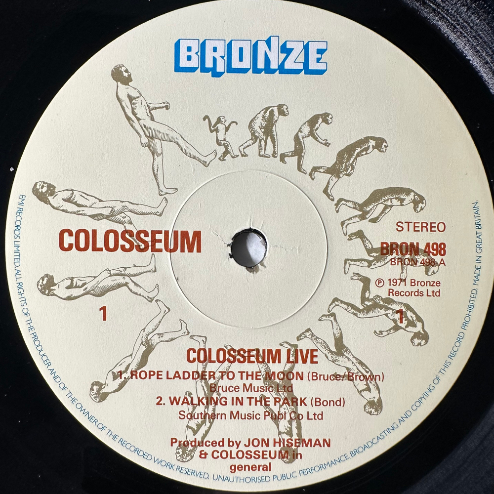 Colosseum ‎– Colosseum Live 2LP (Англия)