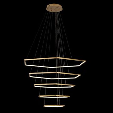 Подвесной светильник LED 122W 3000К 10016/5 золото Ring LOFT IT