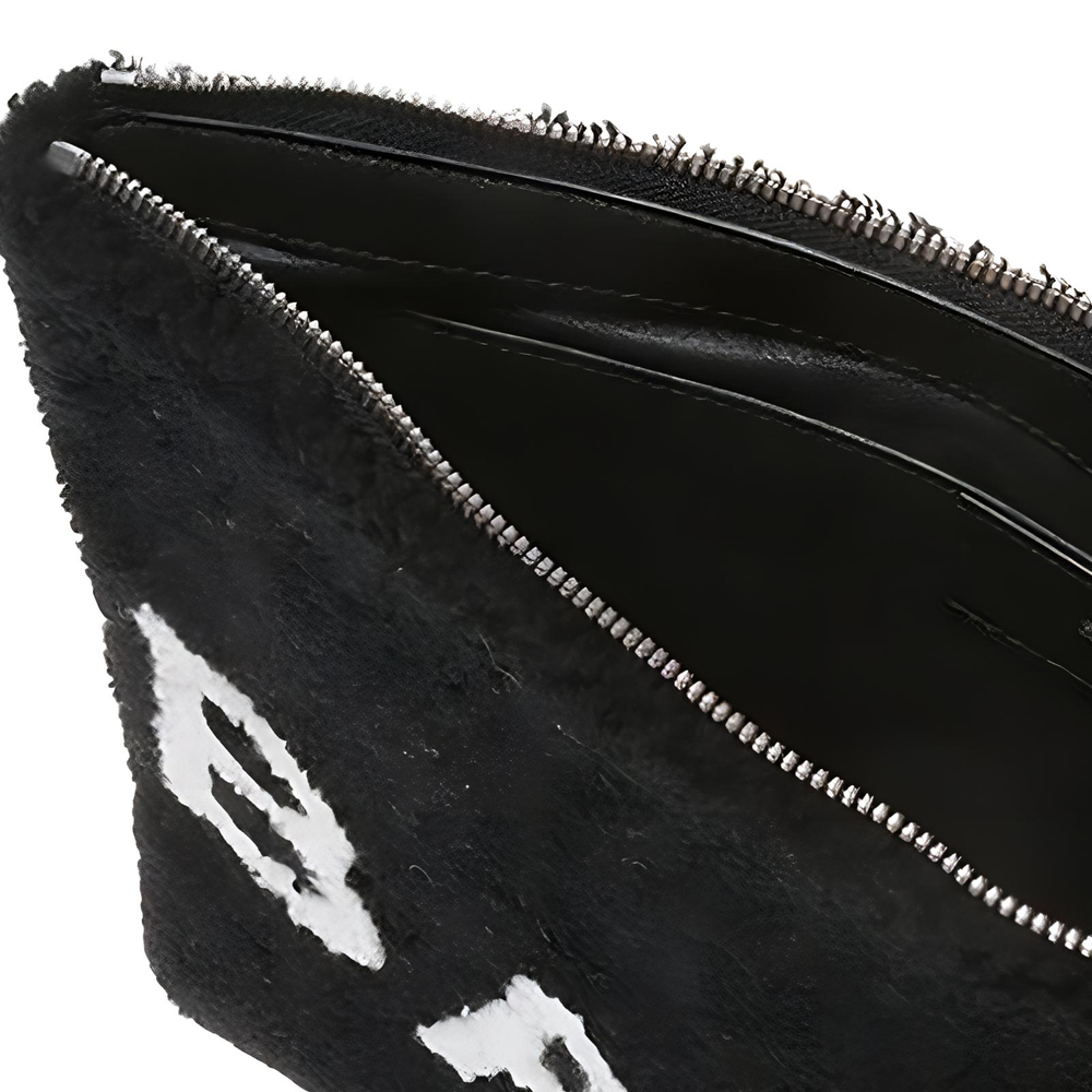 Balenciaga Wool Handbag Clutch Women"s Black
