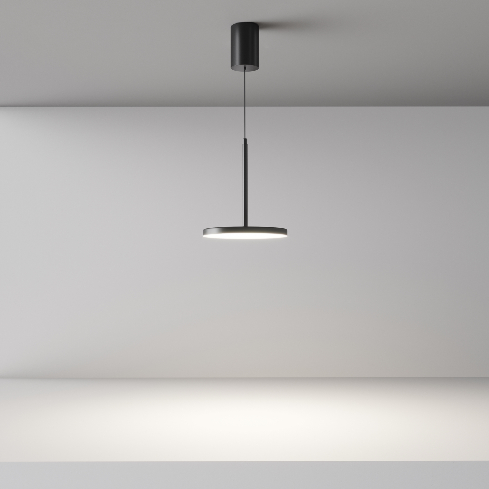 Подвесной светодиодный светильник Maytoni Plato P076PL-L12W4K-B