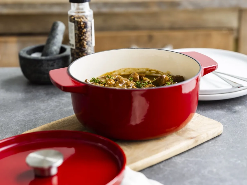 KitchenAid Чугунная кастрюля 22 см 3,3 л красная EAN 4894871009394