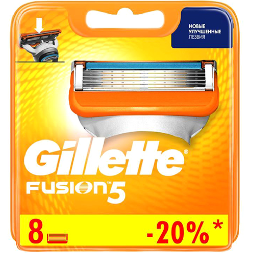 Сменые кассеты Gillette Fusion 1 шт