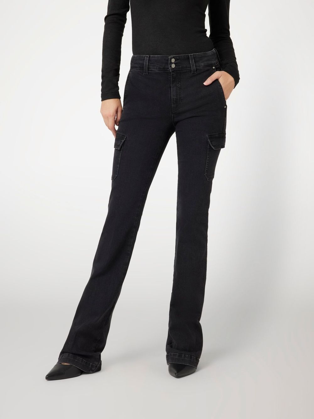 Джинсы bootcut cargo женские GUESS