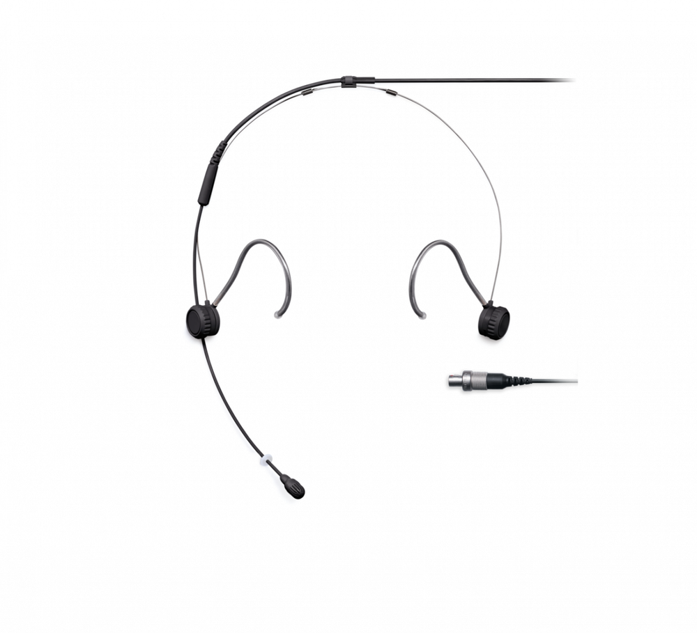 SHURE TH53B/O-LEMO Головной всенаправленный мирофон TwinPlex,, кабель 1.6мм, разъем LEMO, черный.