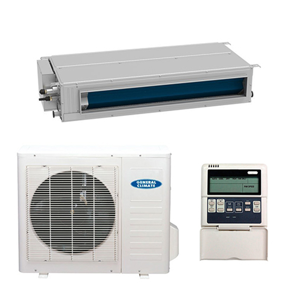 Коммерческая сплит-система канального типа General Climate тип F GC-DN12HWF / GU-U12HF