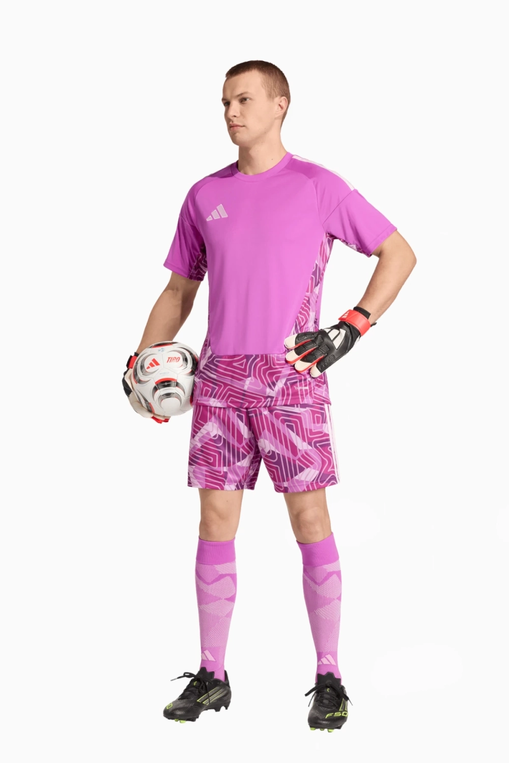 Вратарские шорты adidas Tiro 26 Competition - розовый