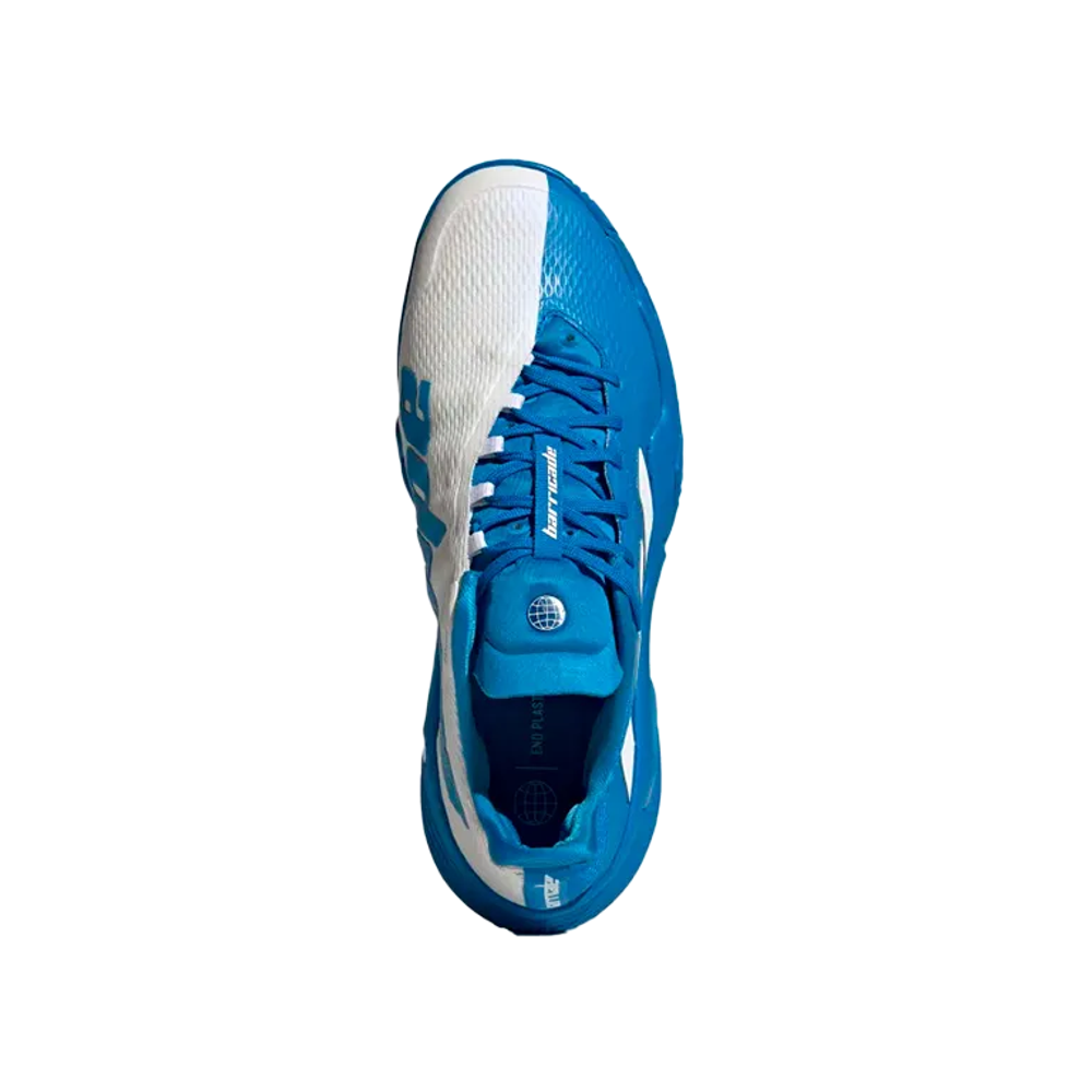 Adidas Barricade M сине-белые кроссовки