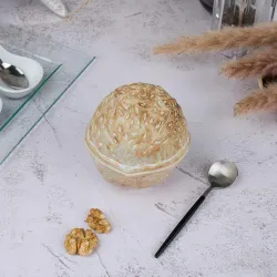 Салатник 160 мл 9,8*9,3 см h11/5,2 см для закусок с крышкой Walnut Pearl Frutti di Mare P.L. [1]