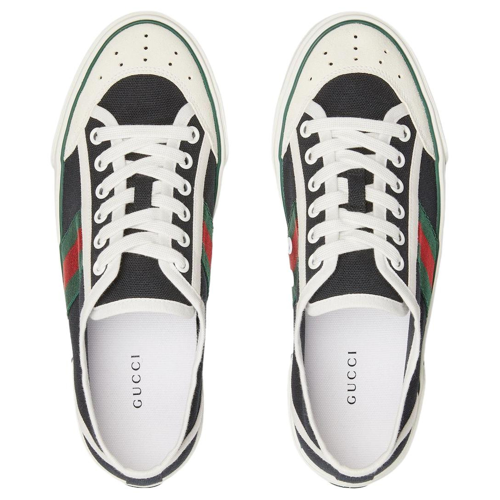 GUCCI Tennis 1977 Canvas Shoes Women"s Low top Black