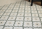 Smile Tile Эклектика Арабески Зеленый 20x20