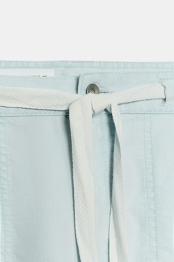 ZARA СТРУЯЩИЕСЯ БРЮКИ КАРГО ОВЕРСАЙЗ, ГОЛУБОЙ
