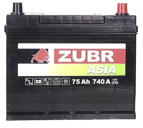 Купить Аккумулятор 6СТ-74 А.ч., о.п., R+, ZUBR ULTRA
