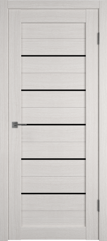 Дверь Atum 5 / Bianco / Black Gloss / Владимирские двери Дверь Atum 5 / Bianco / Black Gloss / Владимирские двери