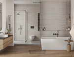 Травертин сер низ 03 / Travertine grey wall 03 300х600 (1-й сорт)