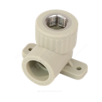 Угольник PP-R комбинированный серый Дн 25х1/2" ВР с креплением VALFEX 10120025Г