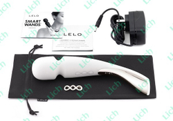 Большой профессиональный массажер Smart Wand Large белого цвета