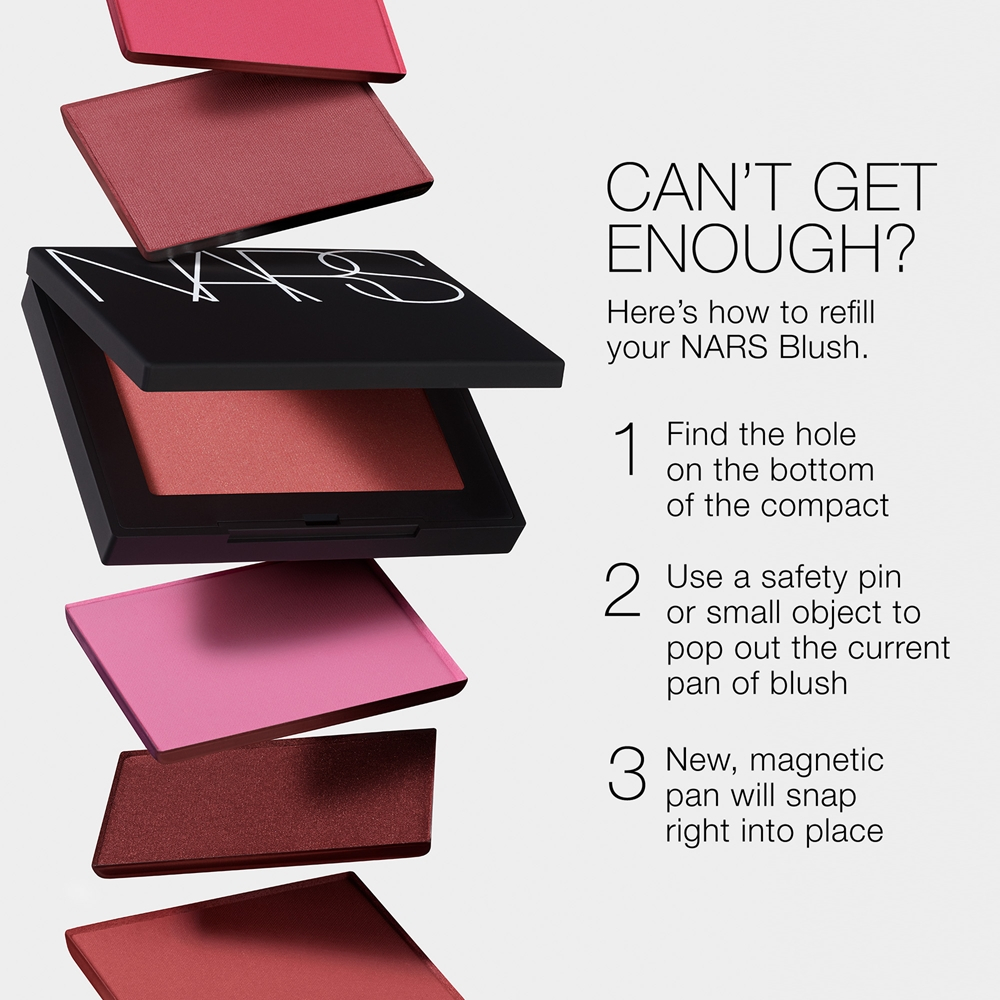 NARS NEW Blush - Долговременная румяна для щек оттенок ORGASM X, 4 g