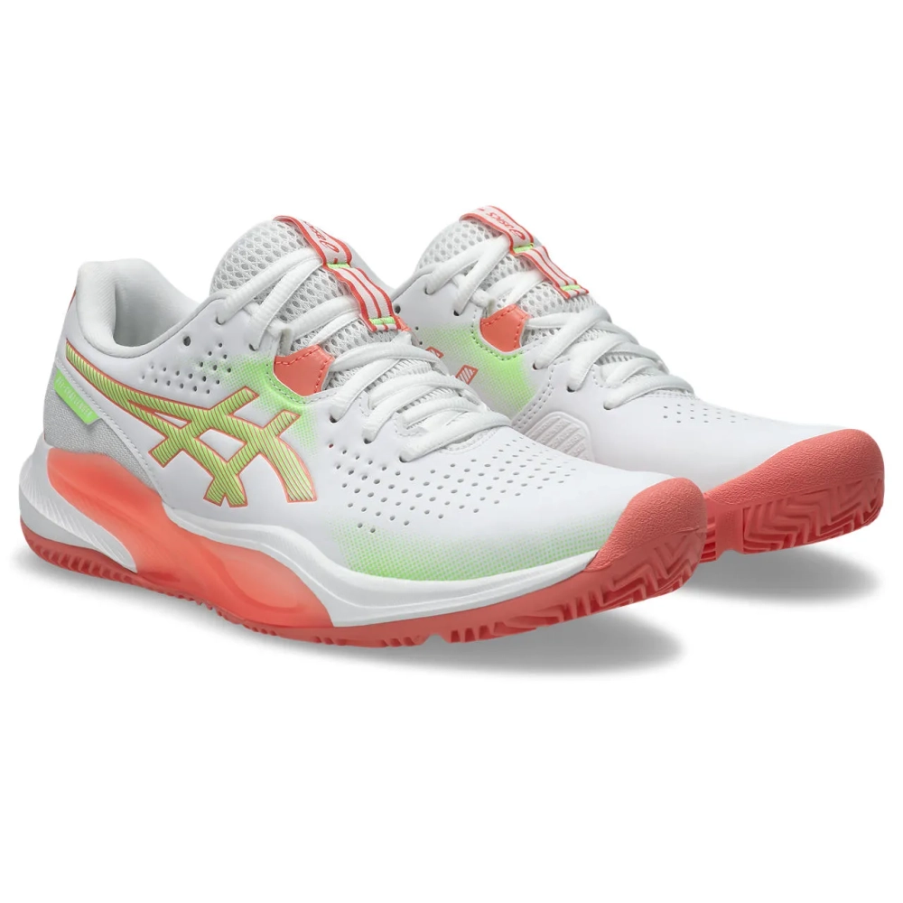 Женские кроссовки для padel Asics Gel-Challenger 15 Padel - white/guava