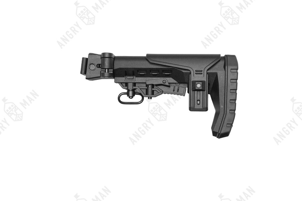Приклад без рукоятки для боевых складных версий АК (74м, -12, -15, "сотая" серия и тд), на базе Атом с подщечником, К.Арма / K.Arma