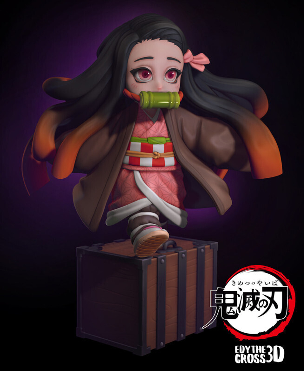 Незуко Камадо Клинок, рассекающий демонов Demon Slayer Nezuko Chibi Funko POP Коллекционная Фигурка Аниме