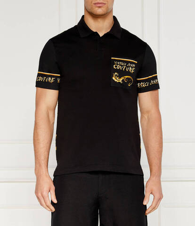 Поло Versace Jeans Couture - черный(77GAG6RBJS429)
