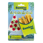 Игрушка Bambini Pets для грызунов "Пицца и картофель фри" из люфы. Количество 2 шт