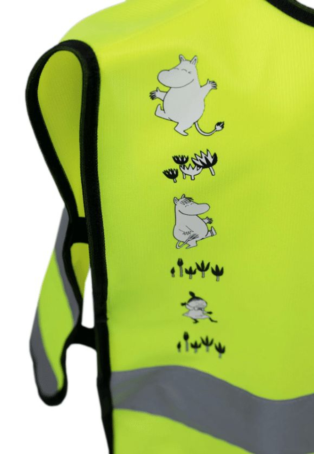 Светоотражающий детский жилет Lasessor Moomin XXS (4-5 лет), 1 шт. (из Финляндии)