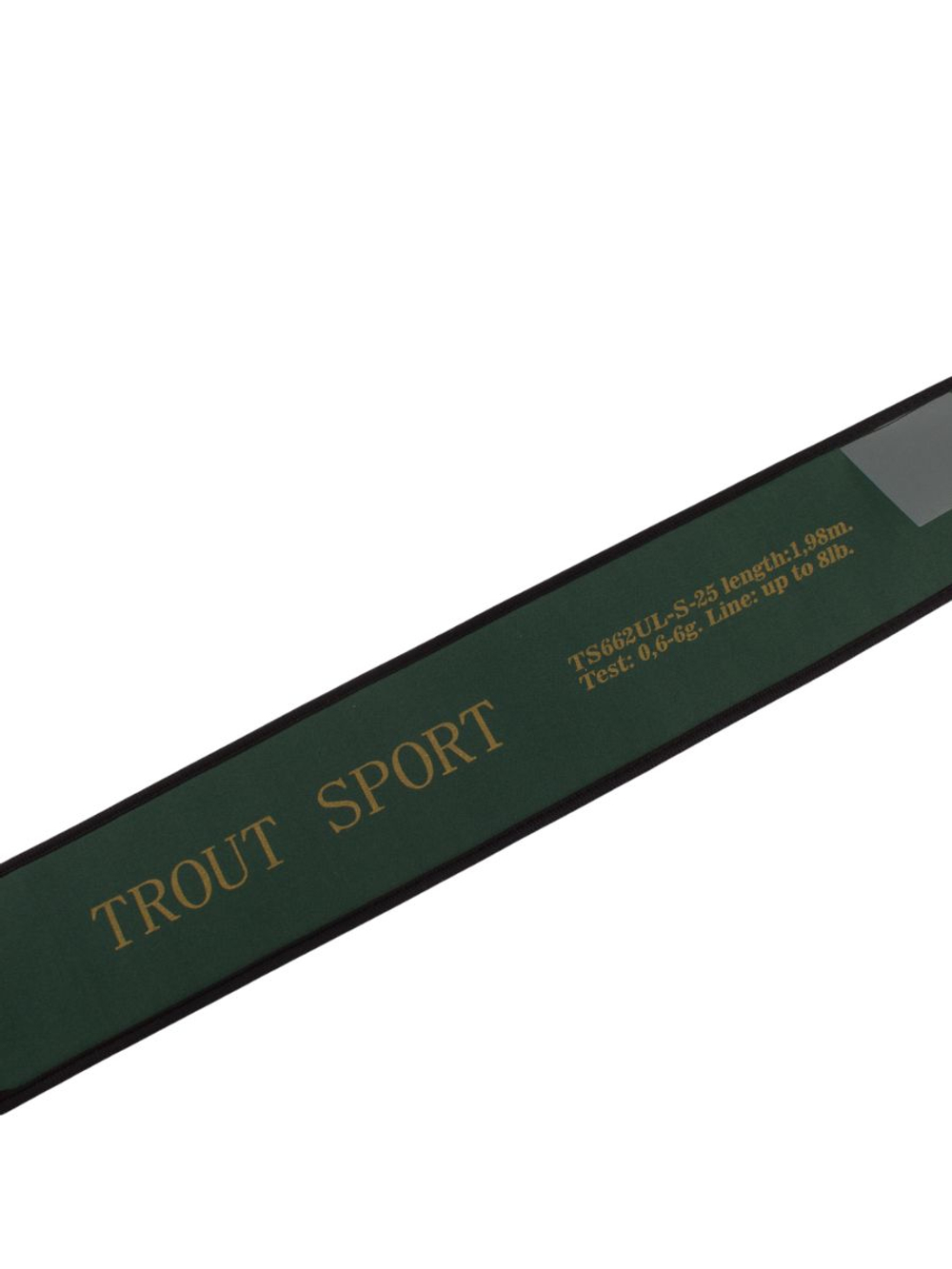 Удилище спиннинговое Fish Crystal Trout Sport, 2 секции, цельная вершинка, длина 1.98 м, тест 0.6-6 г