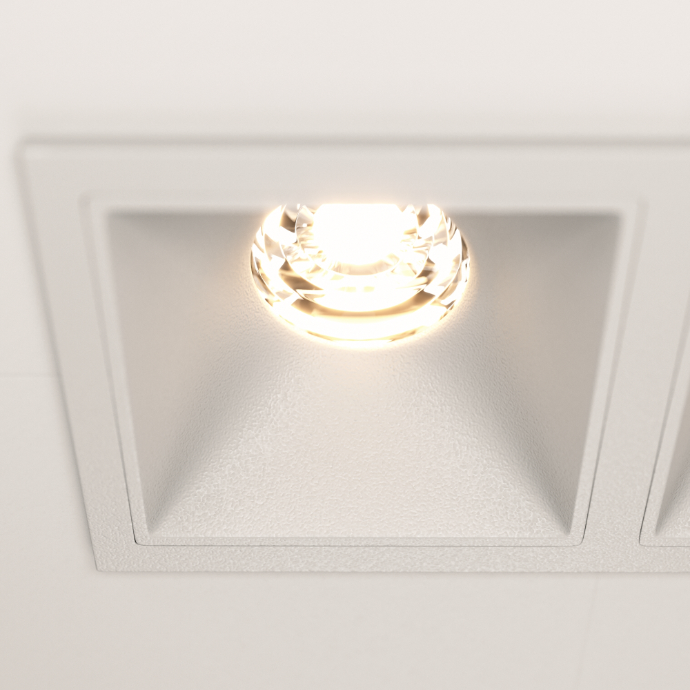 Встраиваемый светодиодный светильник Maytoni Alfa LED DL043-02-10W3K-SQ-W
