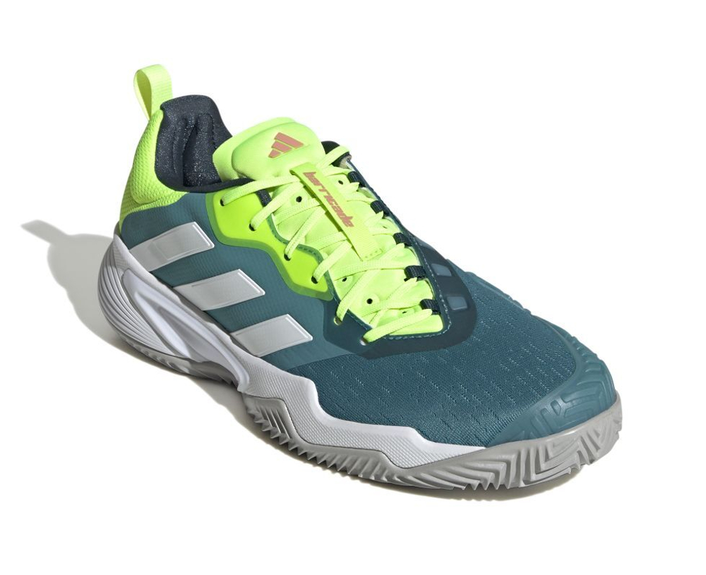 Мужские кроссовки теннисные Adidas Barricade Clay M - arctic night/cloud white/wonder clay