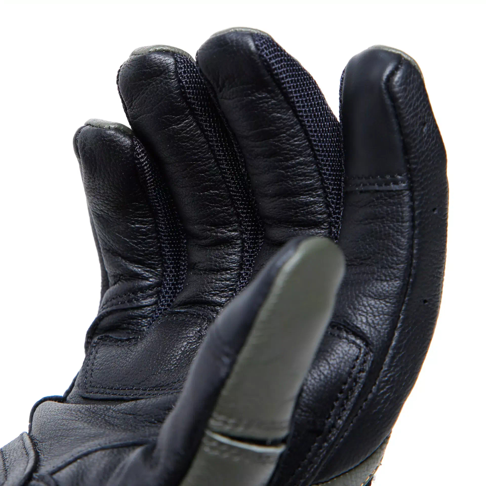 Мотоперчатки комбинированные Dainese KARAKUM ERGO-TEK Black/Army-Green