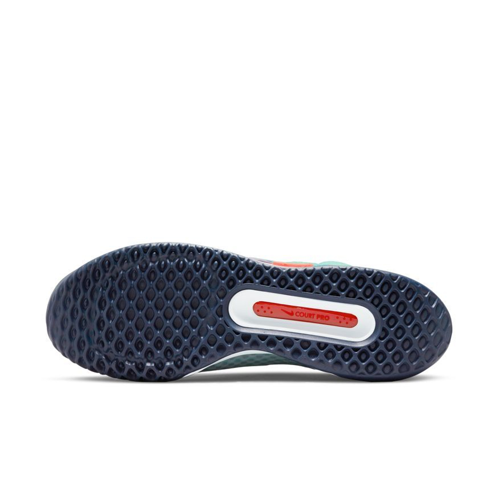 Мужские кроссовки теннисные Nike Zoom Court Pro - glacier blue/copa/white/midnight navy